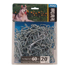Boss Pet 43720 PDQ Silver Steel Dog Tie Out Chain Large