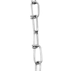 Boss Pet 43720 PDQ Silver Steel Dog Tie Out Chain Large