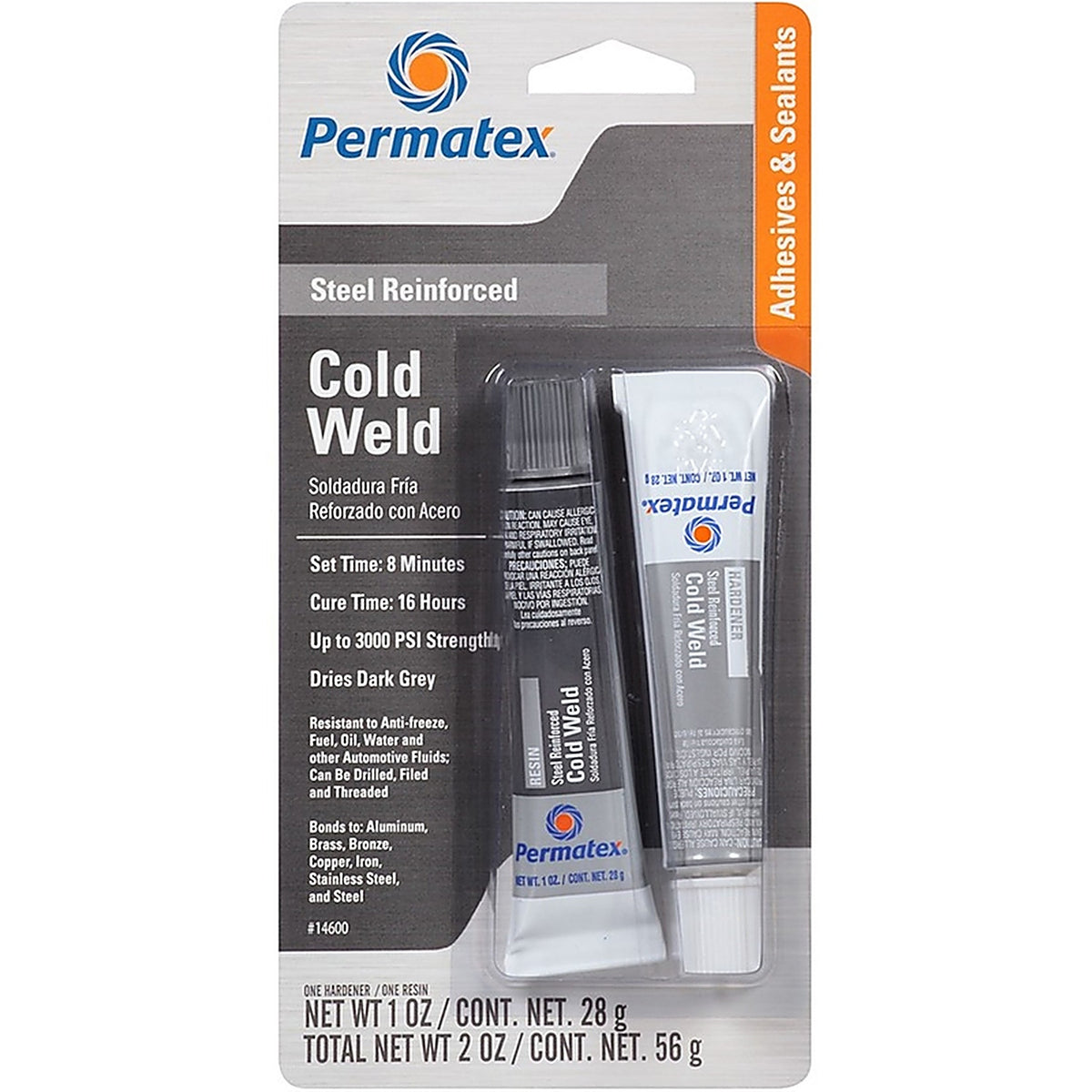 Permatex 14600 Automotive Epoxy Liquid 2 oz.