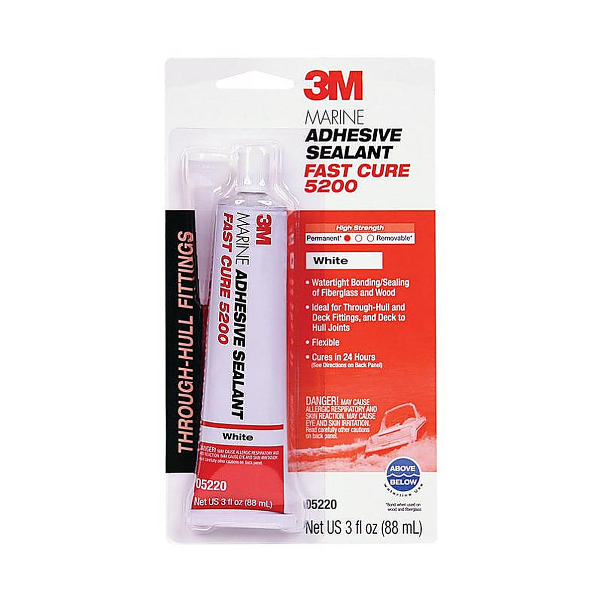 3M 5220 Marine Adhesive Sealant 3 oz.