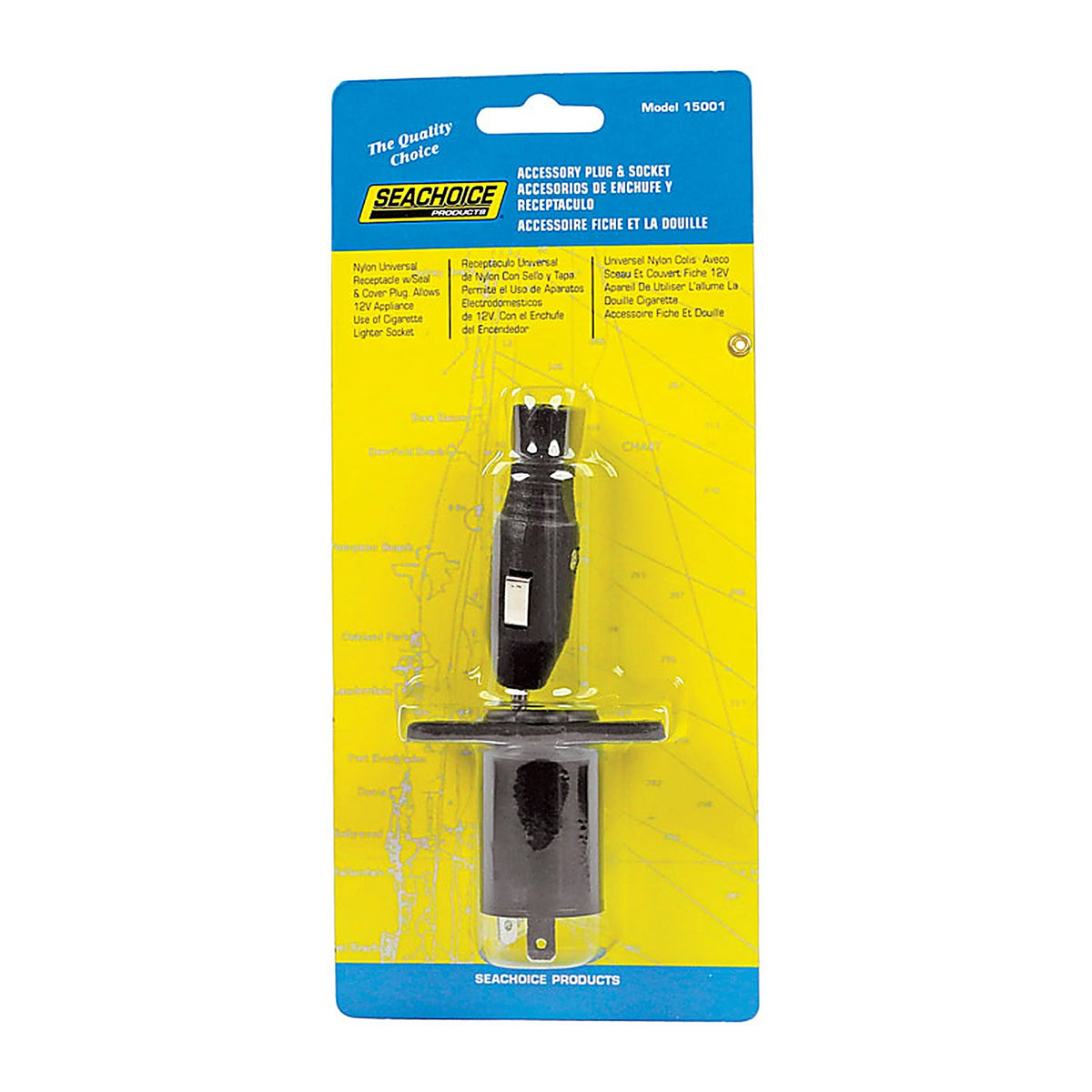 Seachoice 15001 Accessory Plug and Socket Set Nylon