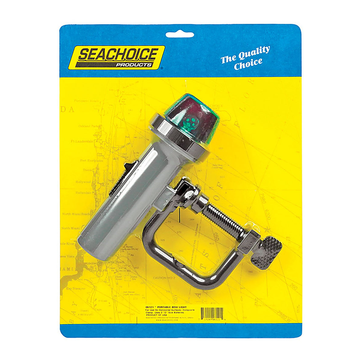 Seachoice 6121 Portable Bow Light Aluminum