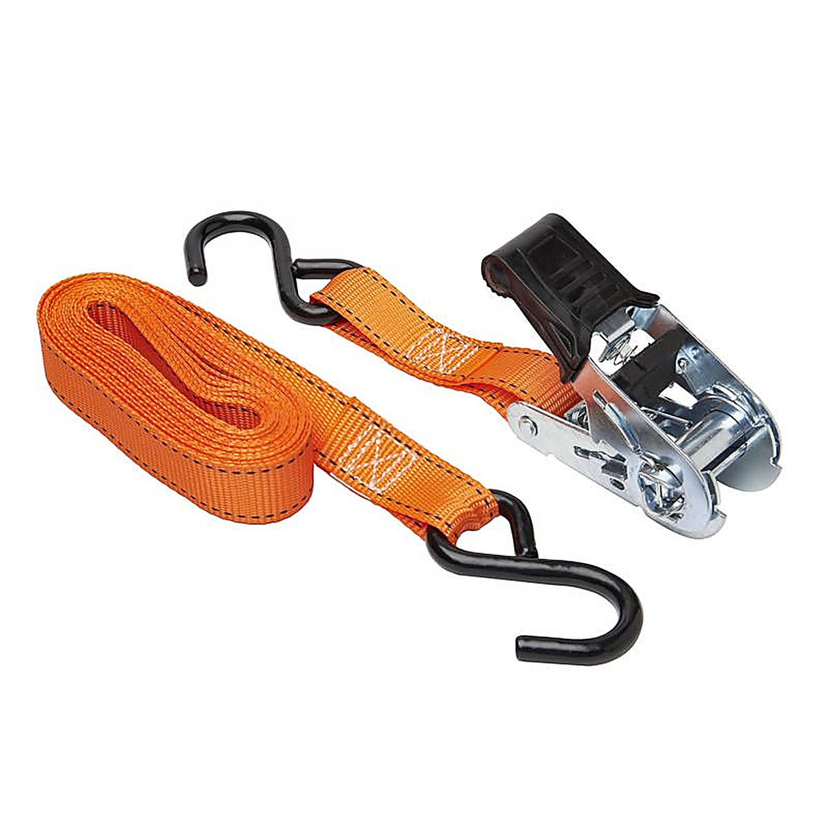 Keeper 5505 1 in. W x 14 ft. L Orange Tie Down w/Ratchet 400 lb. 4/Pack