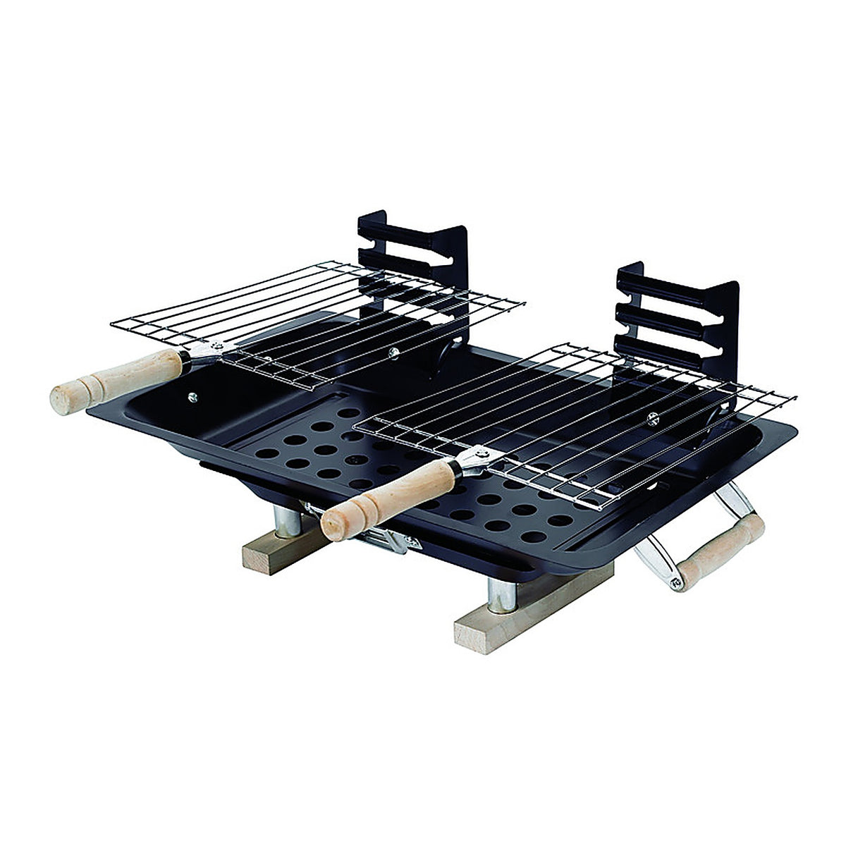 Marsh Allen 30002 Hibachi Charcoal Grill Black