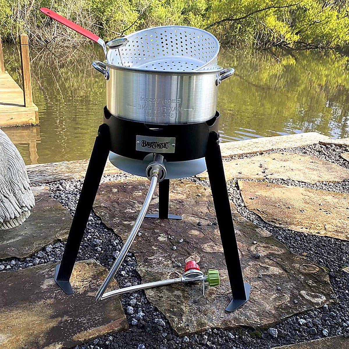 Bayou Classic 2212 Aluminum Deep Fryer 10 qt.