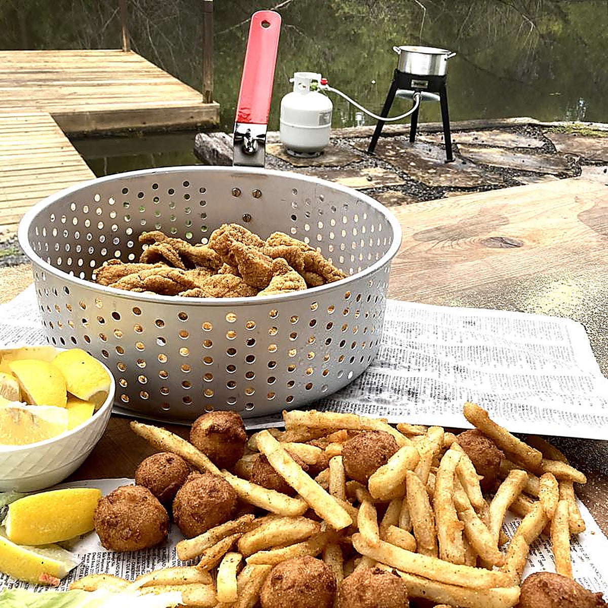 Bayou Classic 2212 Aluminum Deep Fryer 10 qt.