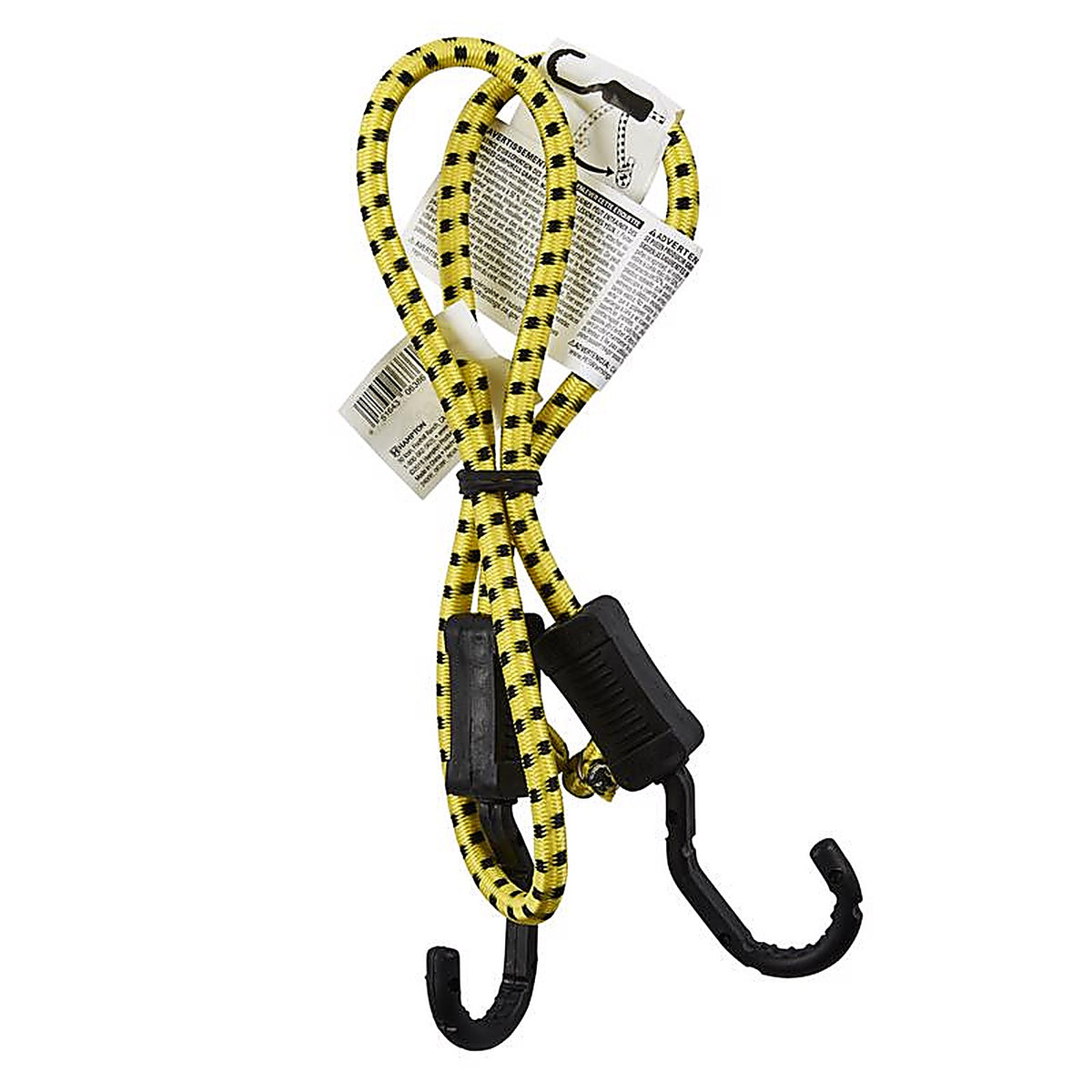 Keeper 6386 Zip Cord Yellow Bungee Cord 40 in. L x 0.315 in. 1/Pack