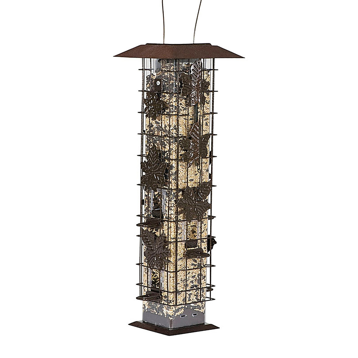 Birdscapes 336 Perky-Pet Wild Bird 2 lb. Metal/Plastic Bird Feeder 6 ports