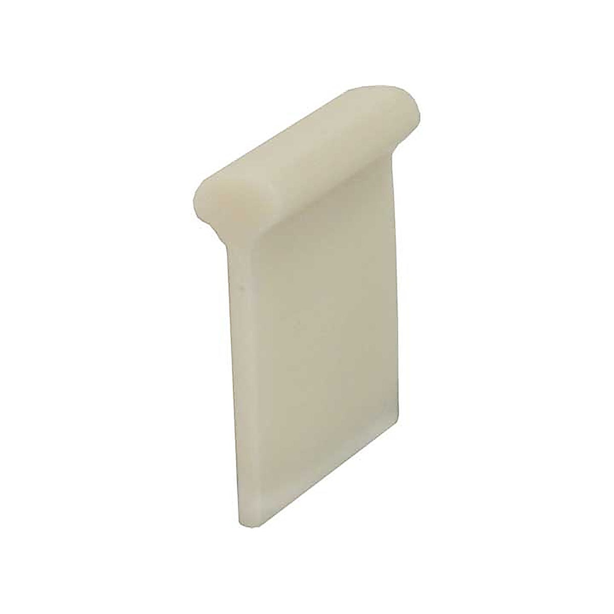 JR Products - 81285 - Type E - End Stop, White (2 Pk)