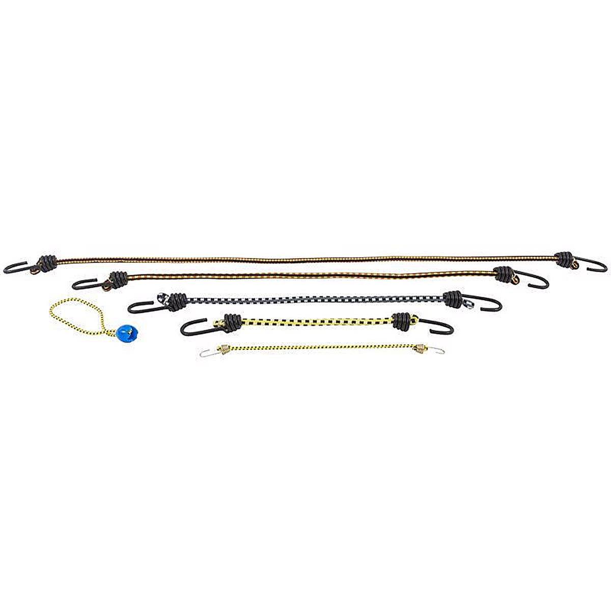 Keeper 06320-10 Assorted Bungee Cord Set 20 in. L x 0.374 in. 20/Pack