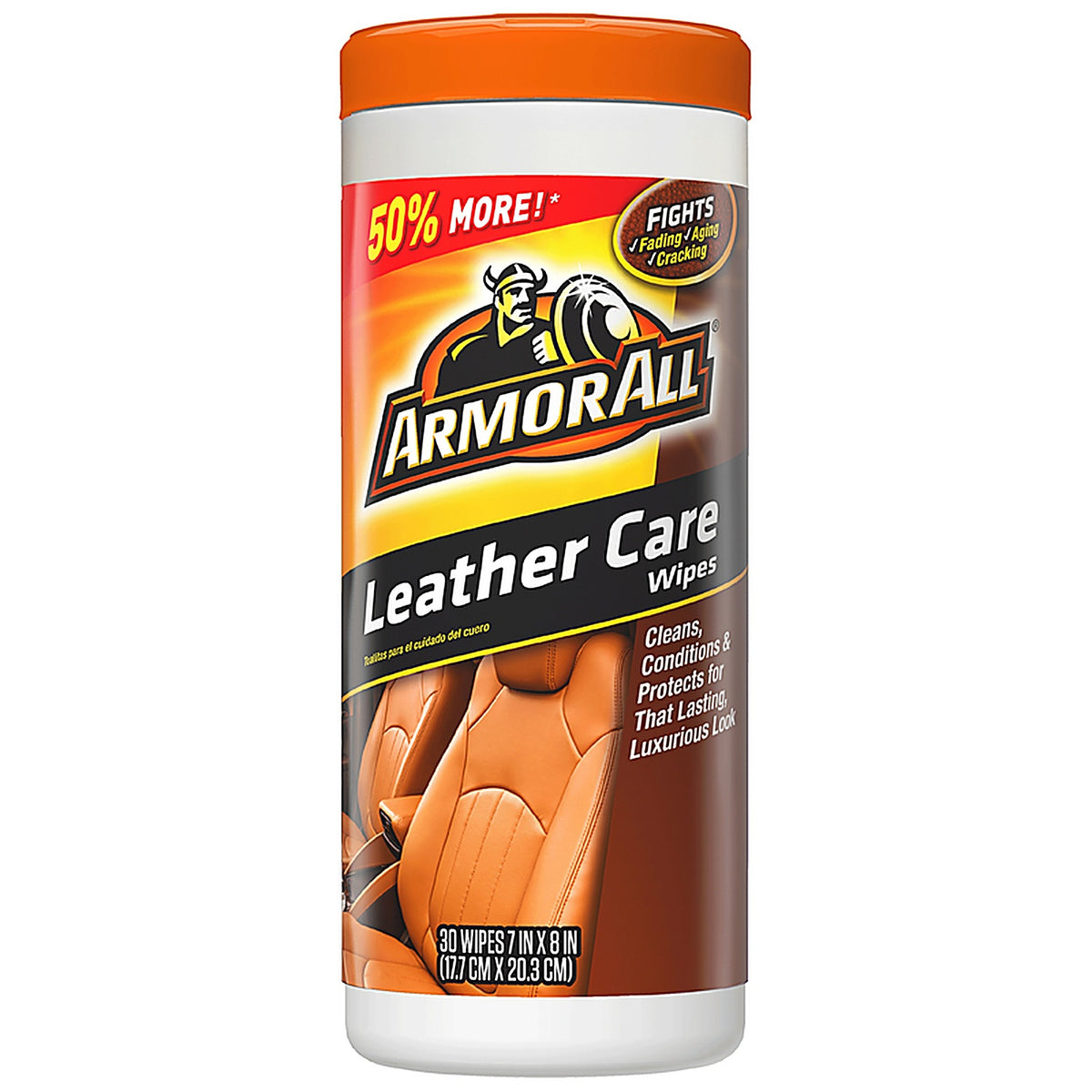 Armor All 18581B Leather Cleaner/Conditioner Wipes 30 count