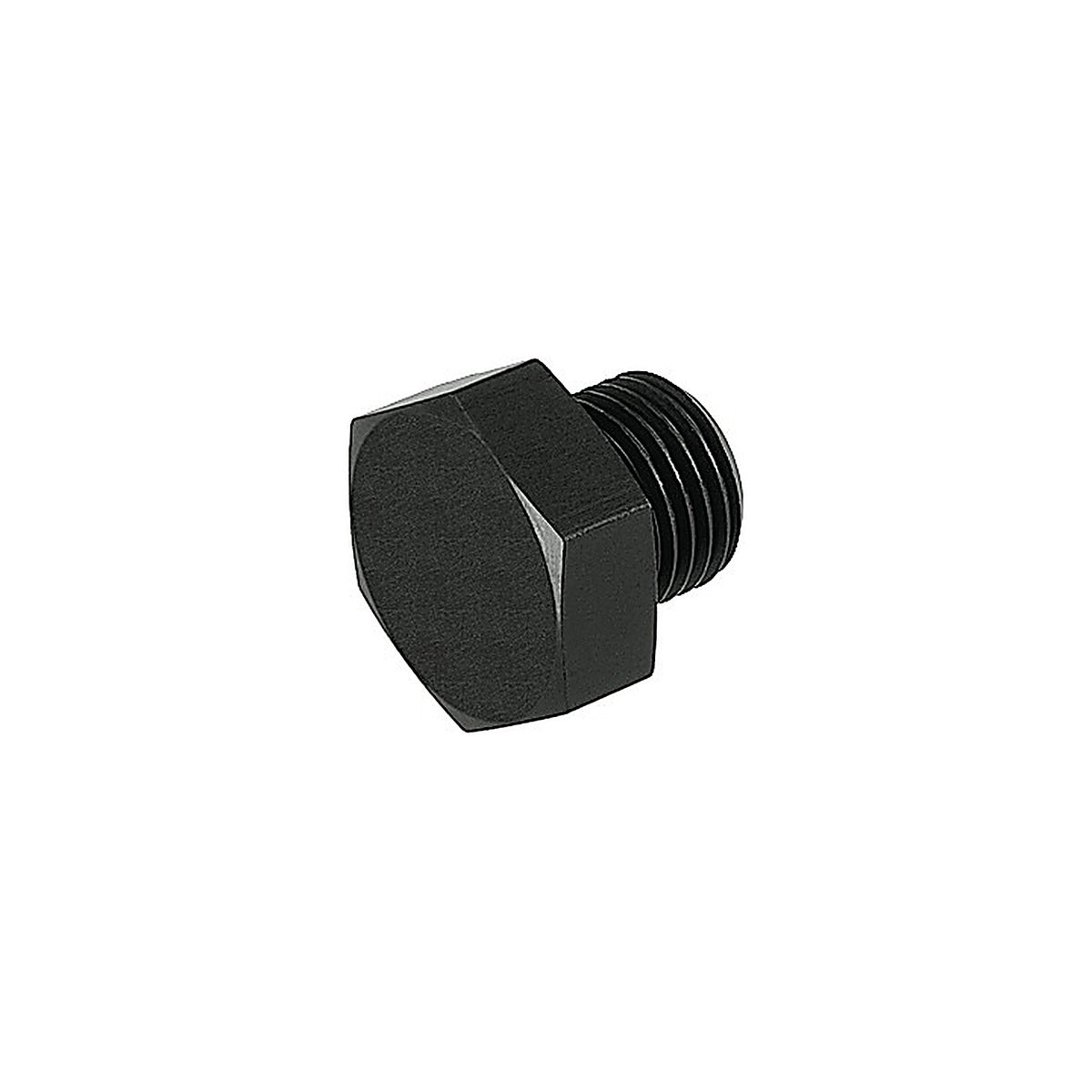 Red Horse Performance - 814-08-2 - 08 AN/JIC Straight Thread (o-Ring) Port Plug - Black