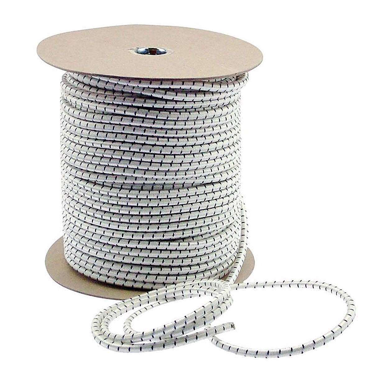 Keeper 6173 White Bungee Cord Reel 300 foor in. L x 5/16 in. 1/Pack