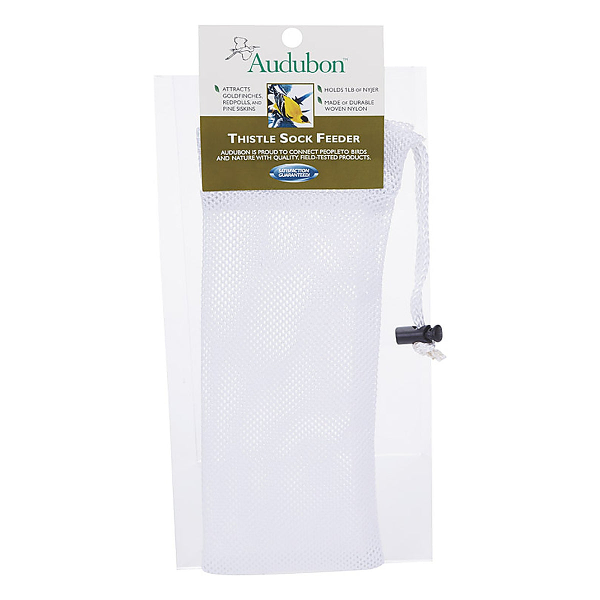 Audubon NASOCK Finch 1 lb. Mesh Thistle Sock Bird Feeder 2 ports