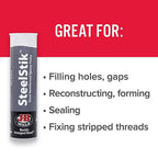 J-B Weld 8267 Steel Stik High Strength Automotive Epoxy Putty 2 oz.