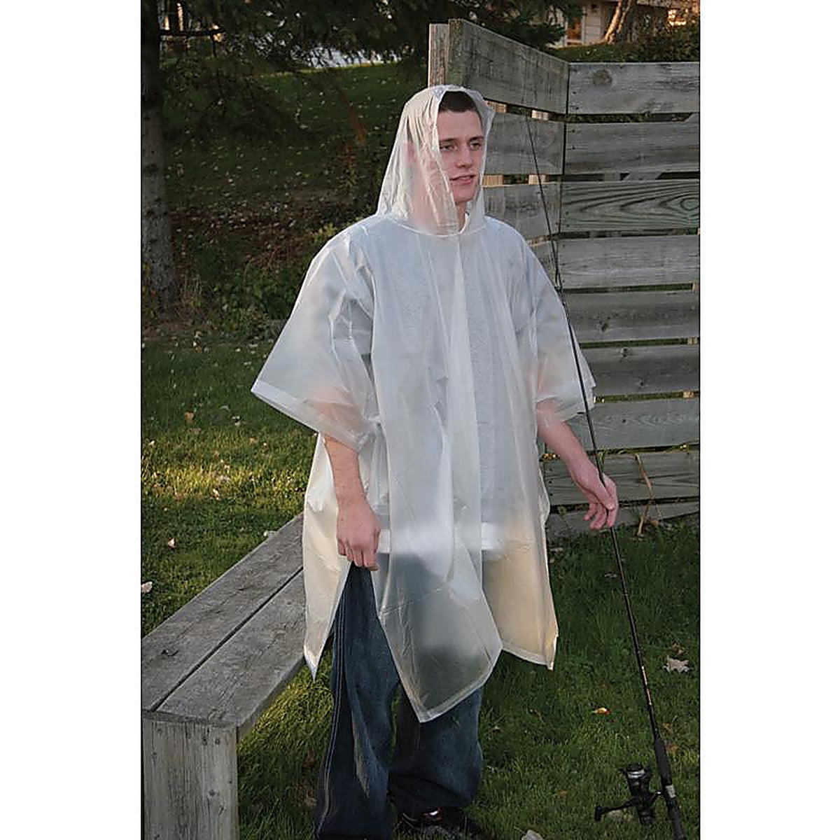 Boulder Creek 60100CM Clear Vinyl Rain Poncho