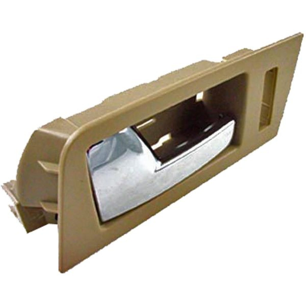 Dorman 81763 Interior Door Handle Front Left Camel(Beige)+Chrome