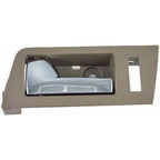 Dorman 81776 Interior Door Handle Front Left Stone(Gray)+Chrome