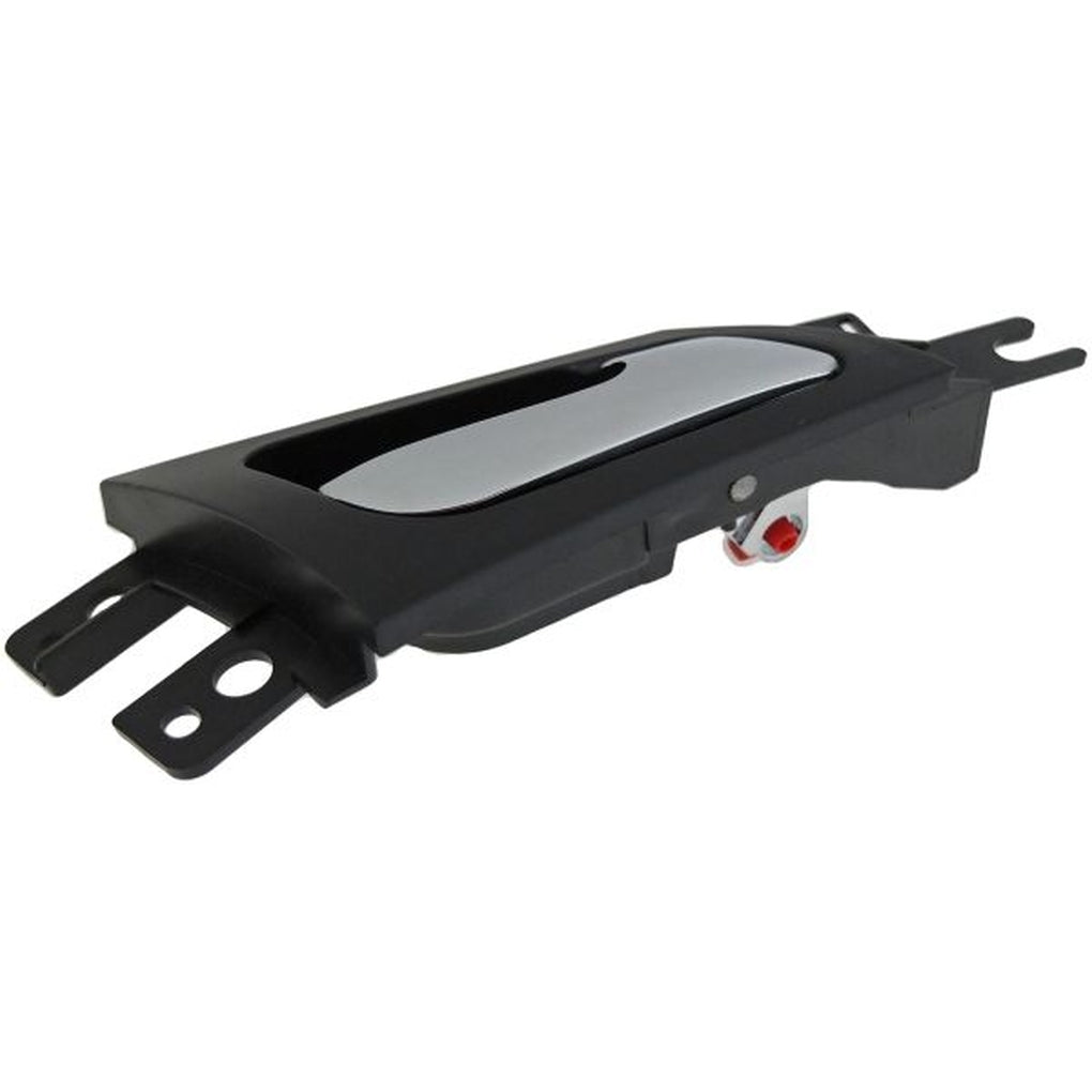Dorman 81895 Interior Door Handle Rear Right Satin Chrome Lever/Black Housing