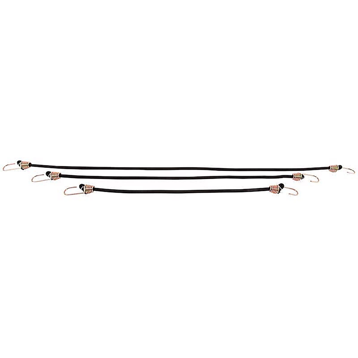 Keeper 6356 Black Bungee Cord Set 32 in. L x 0.315 in. 6/Pack