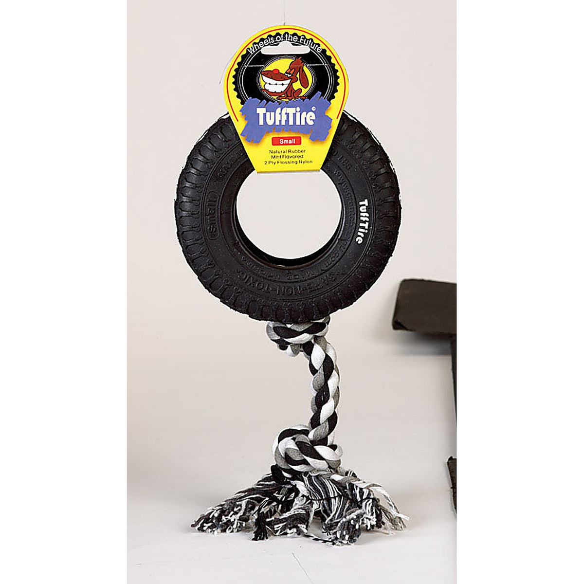 Boss Pet 52988 Diggers Multicolored Pull Rope Rubber Dog Tug Toy Large 1