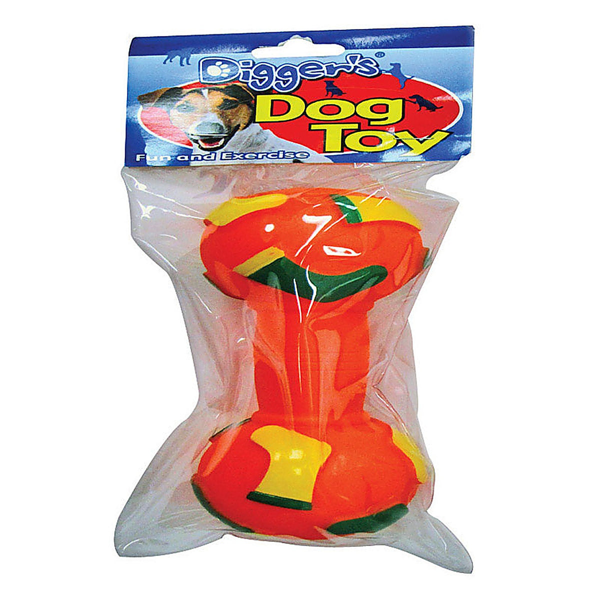 Diggers 51657 Red Dumbell Vinyl Dumb Bell Sports Dog Toy Large 1