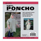 Boulder Creek 60130CM Green Vinyl Rain Poncho