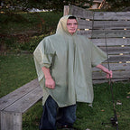 Boulder Creek 60130CM Green Vinyl Rain Poncho