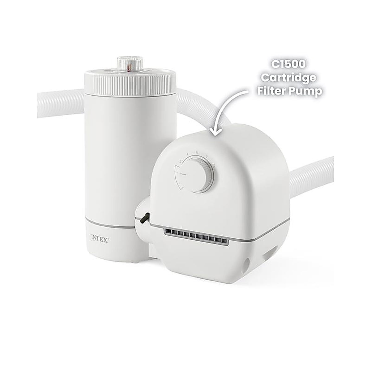 Intex 28635EG Krystal Clear Above Ground Filter Pump 1500 gal. 18 in. H x 18.125 in. W x 18.125 in. L