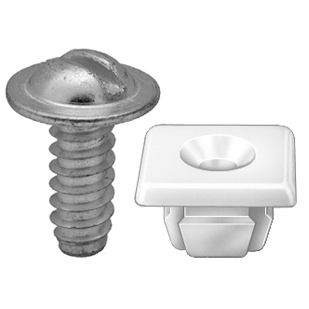Auveco 8250 Nylon Nut And Screw Assembly 1/4" X 5/8" Zinc Screw