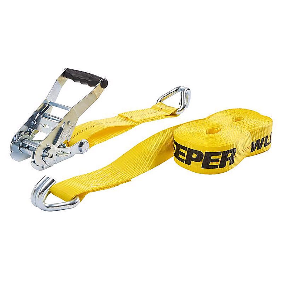 Keeper 4622 2 in. W x 27 ft. L Yellow Tie Down w/Ratchet 3333 lb. 1/Pack