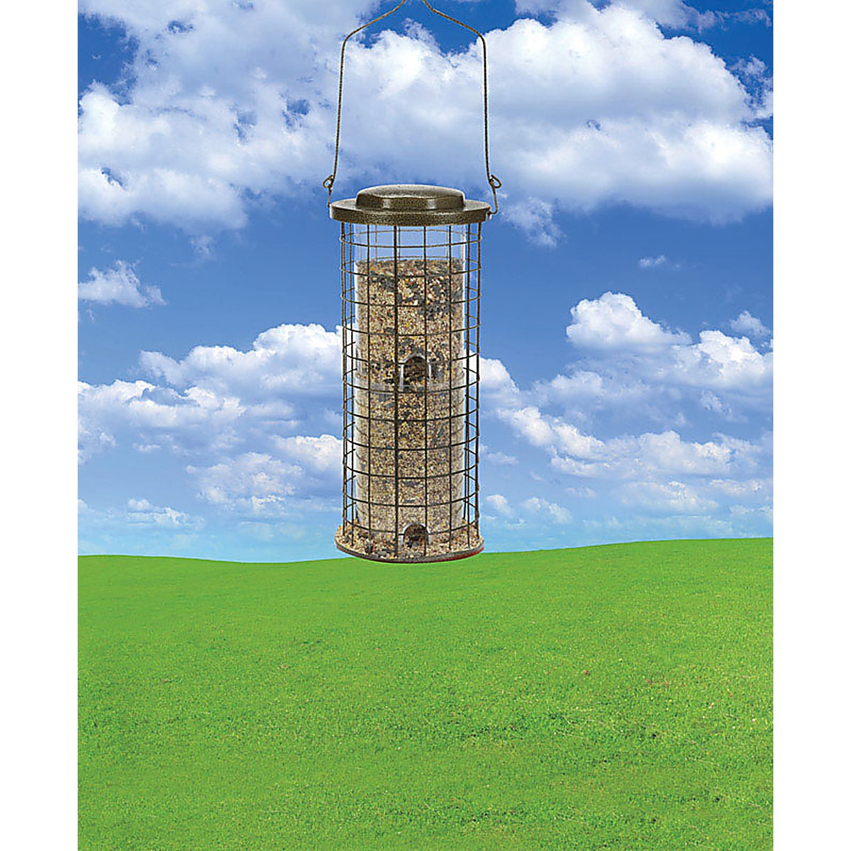 Perky-Pet 114 Wild Bird 3 lb. Metal/Plastic Bird Feeder 8 ports