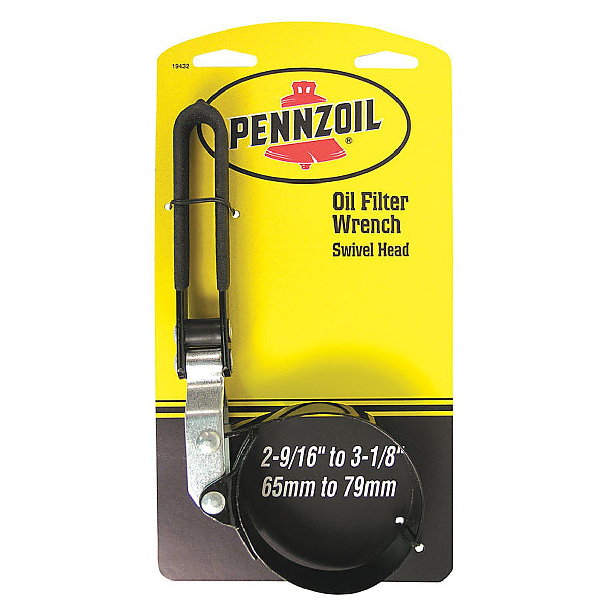 Pennzoil 19432 Strap Oil Filter Wrench 3-1/8 in.