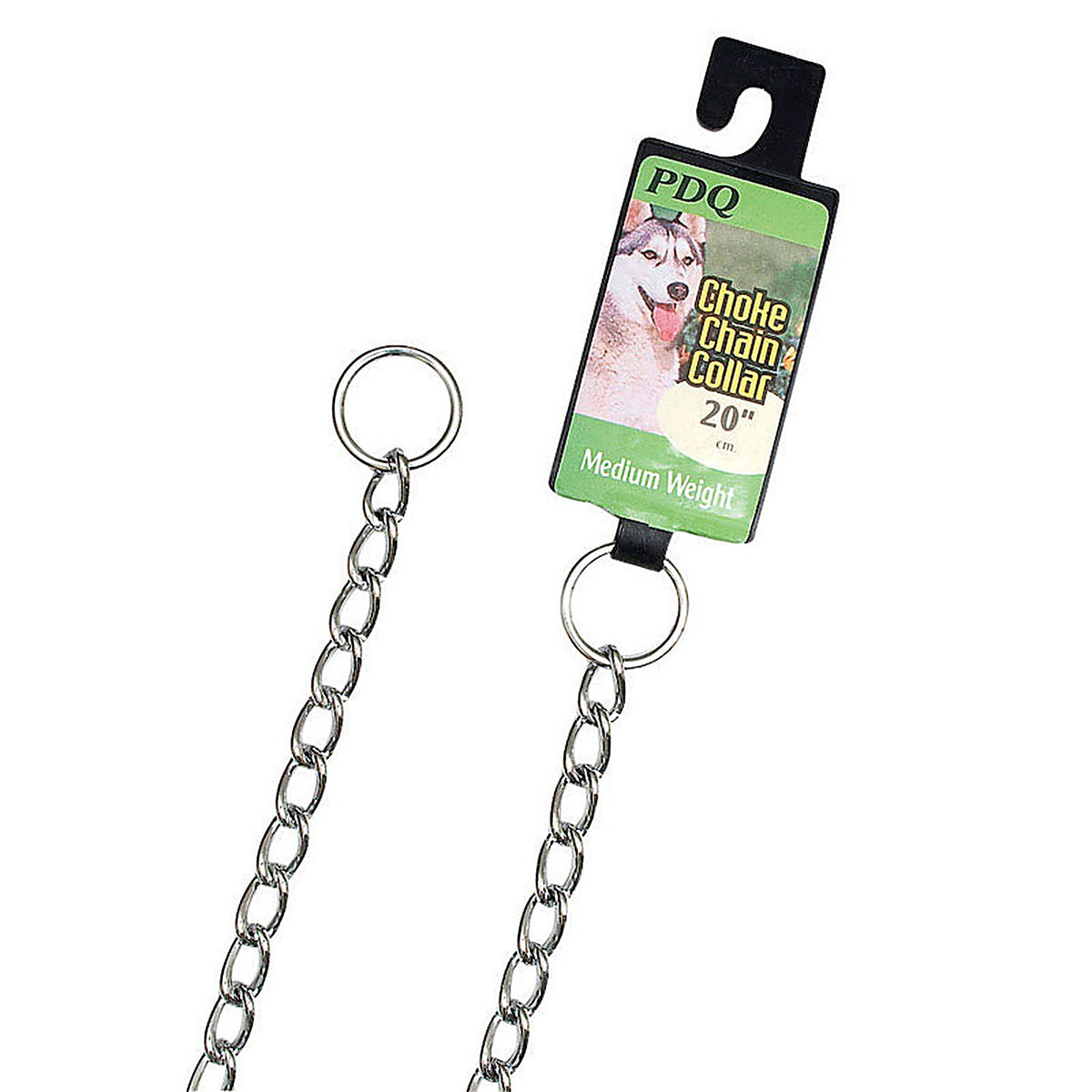 Boss Pet 12920 Silver Steel Dog Choke Chain Collar Large
