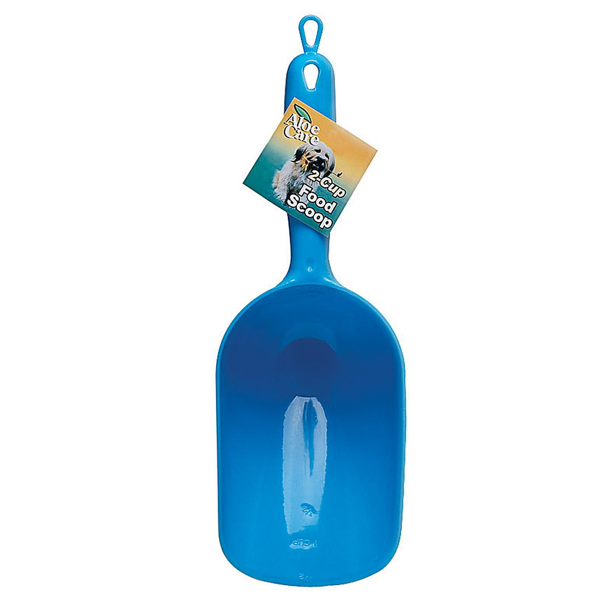 Aloe Care A00630 Blue Plain Plastic 16 oz. Pet Food Scoop For Universal