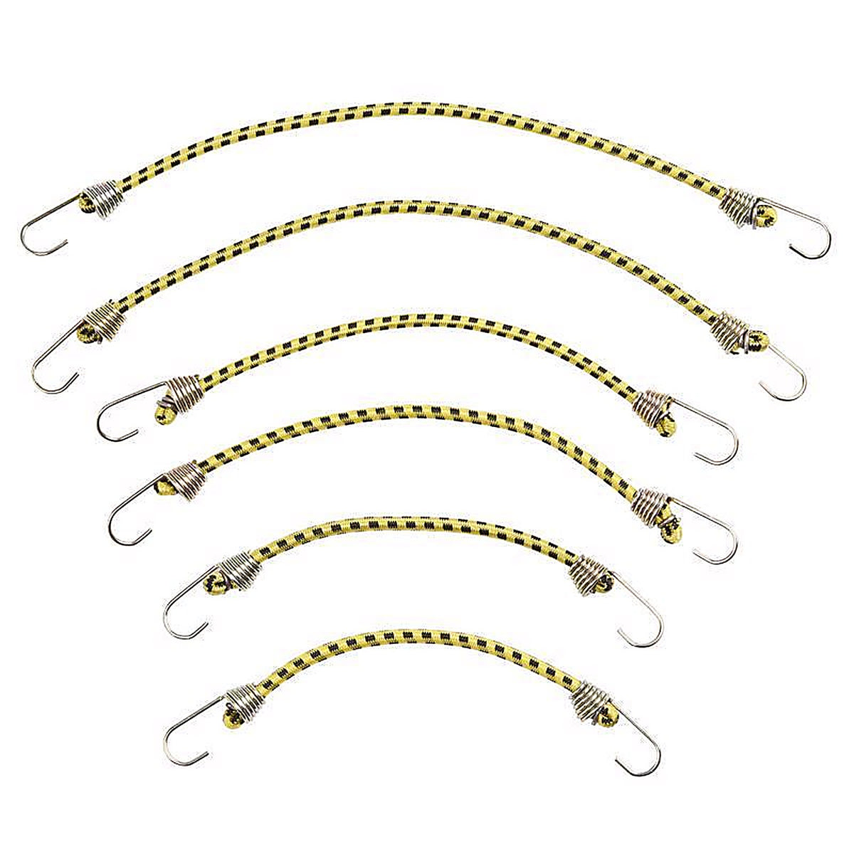 Keeper 6054 Assorted Bungee Cord Set assorted in. L x 0.16 in. 1/Pack