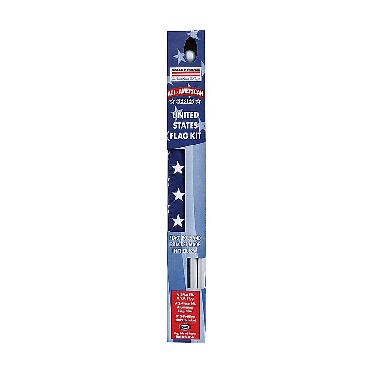 Valley Forge SSTINT-AM6 American Flag Kit 36 in. H x 60 in. W