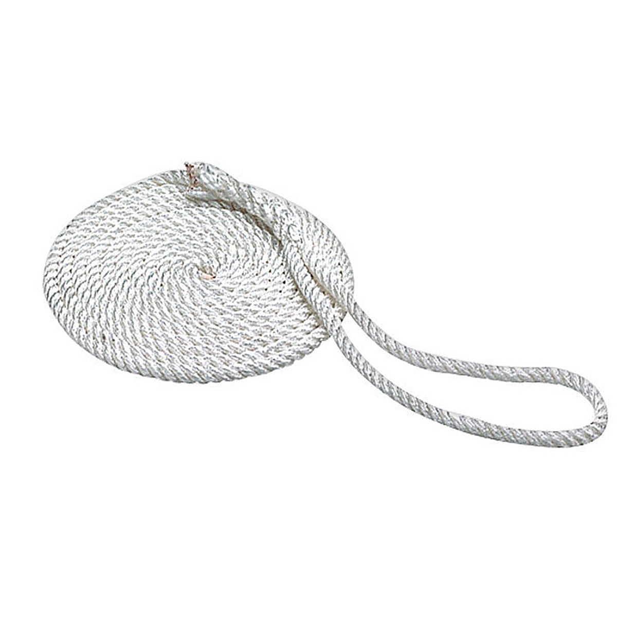 Seachoice 42521 White Nylon Line Dock 3/8" x 20'