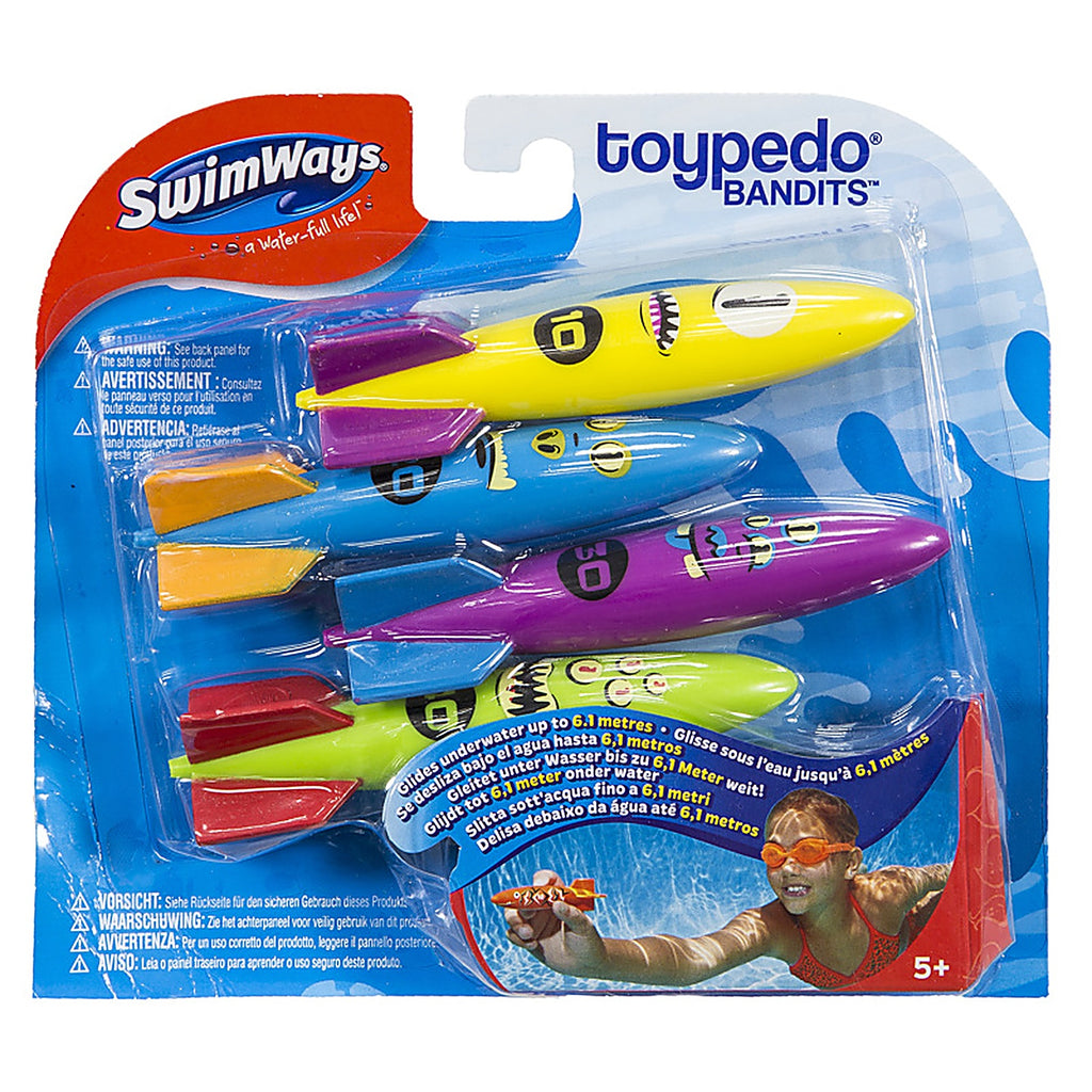 Swimways 6039057 Assorted Plastic Rockets Dive Sticks
