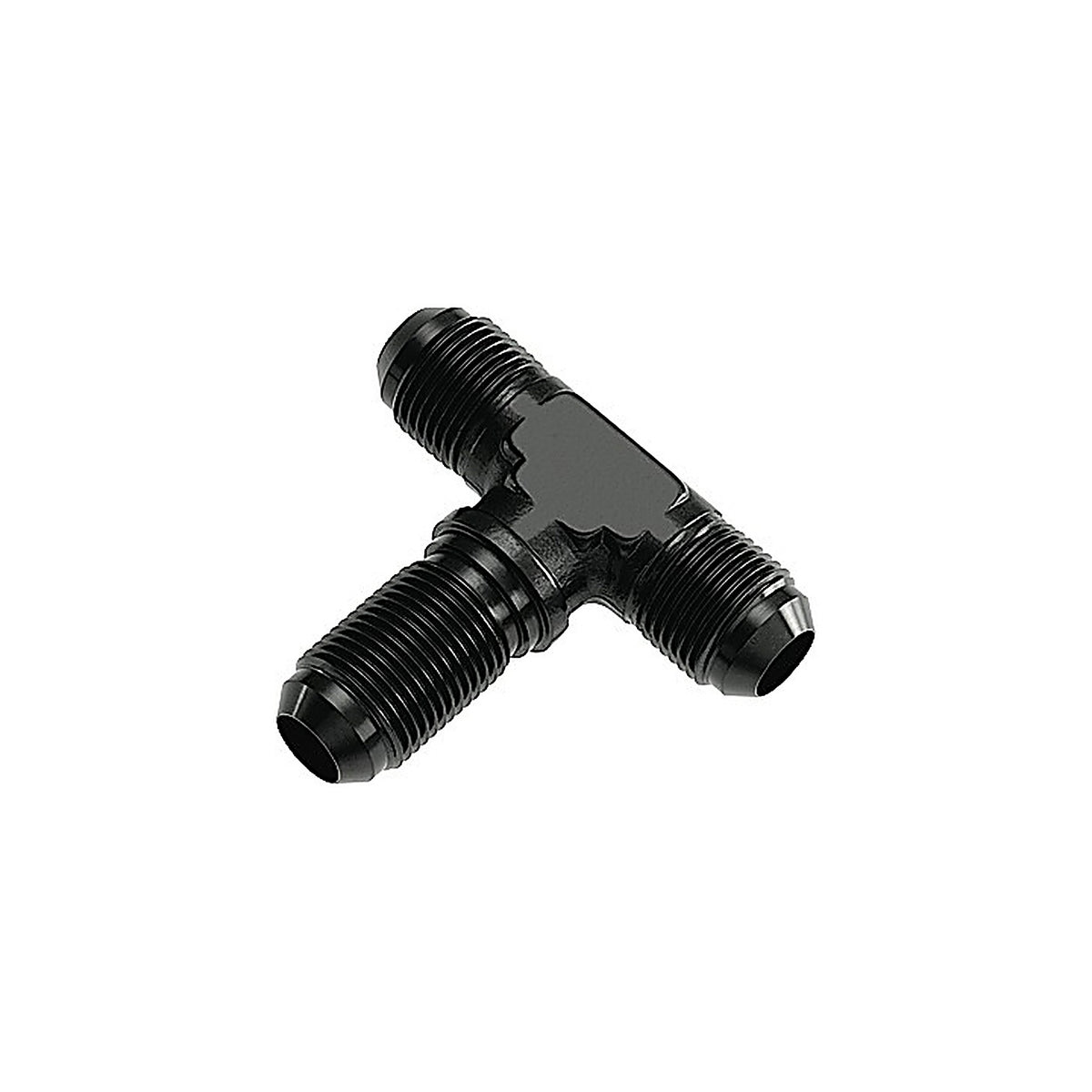 Red Horse Performance - 834-08-2 - 08 Male AN/JIC Bulkhead Tee (Bulkhead on Side) - Black