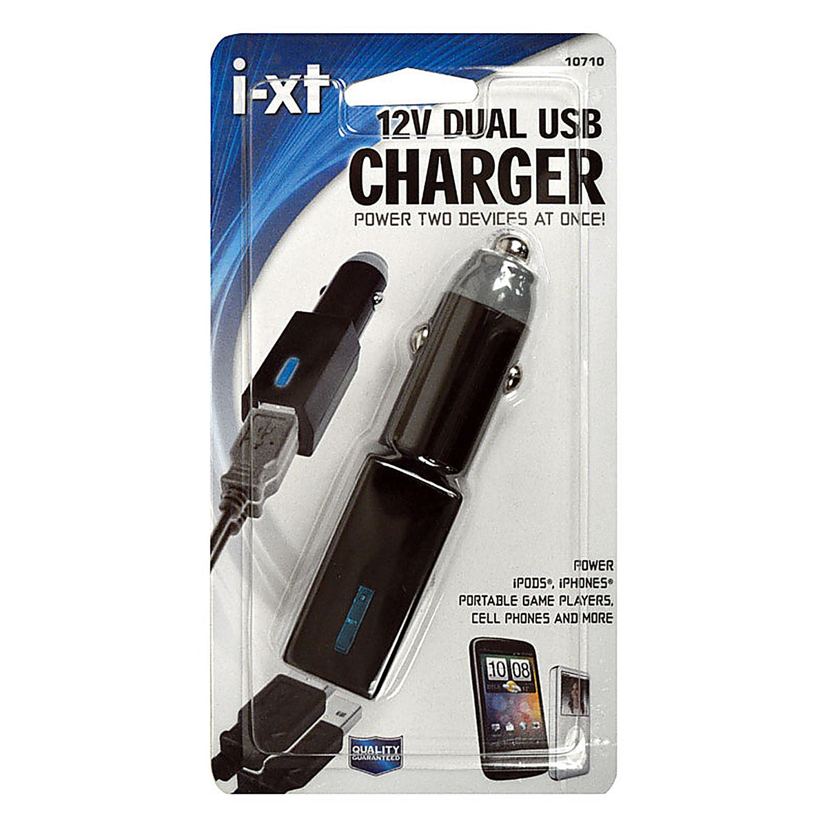 Custom Accessories 10710 Goxt 12 volt Black Dual USB Charger 1/Pack
