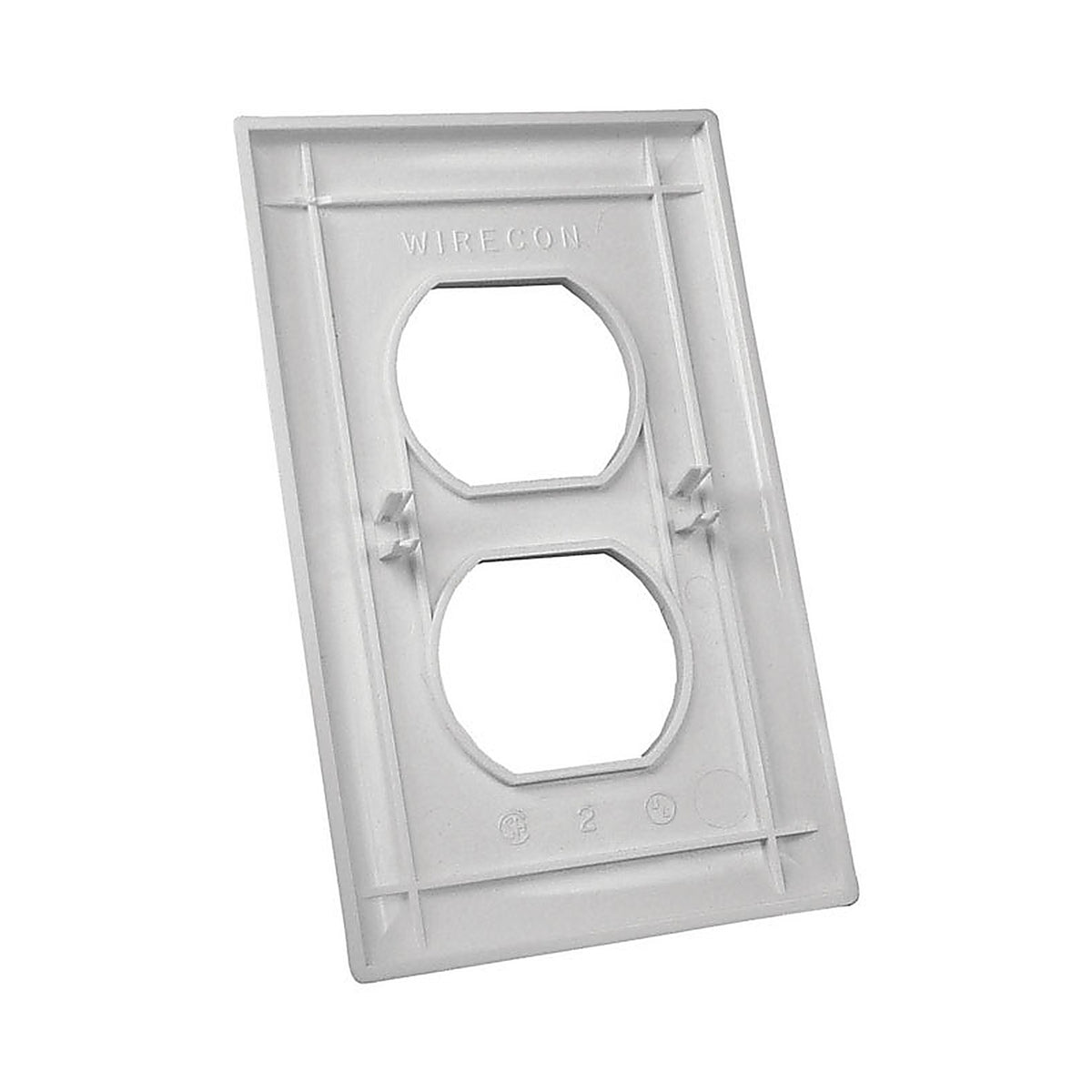 U.S. Hardware E-163C RV One Gang Duplex Plate 1/Pack