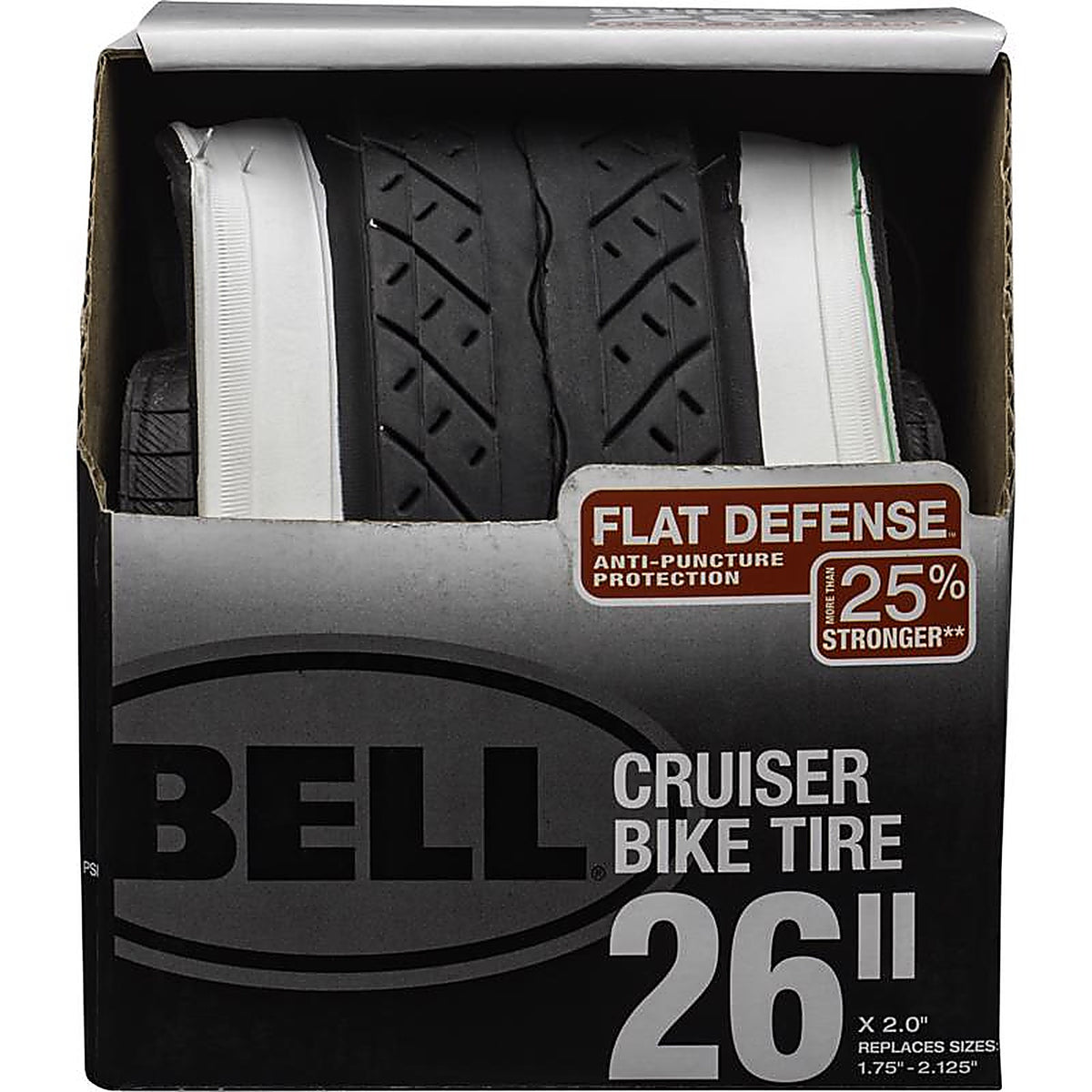 Bell Sports 7107494 26 in. Rubber Bicycle Tire 1/Pack