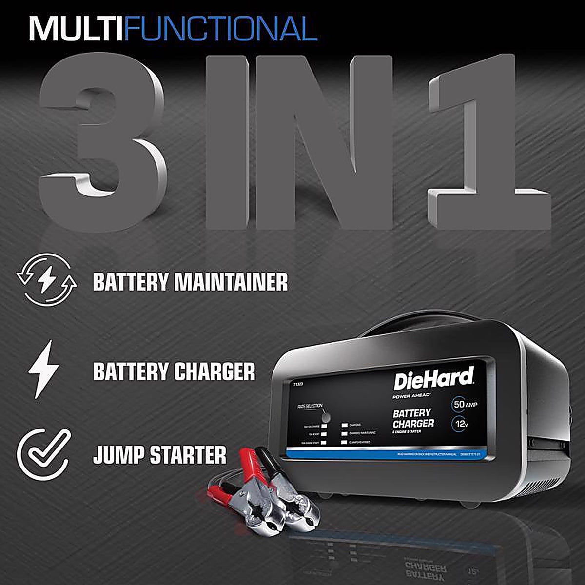 Diehard 71323 Automatic 12 volt 6 amps Battery Charger