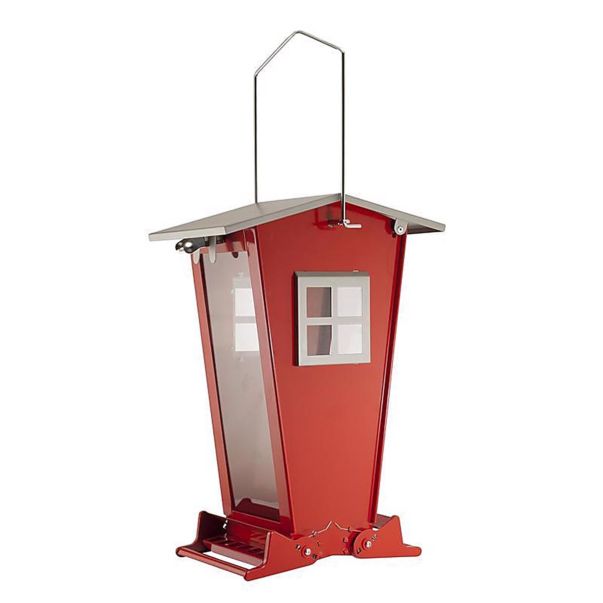 Audubon NA35194 Snack Shack Wild Bird 7 lb. Steel Squirrel-Resistant Bird Feeder 2 ports