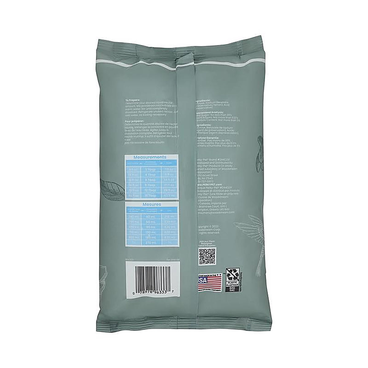Perky-Pet 244CLSF Hummingbird Sucrose Instant Nectar Concentrate 2 lb.