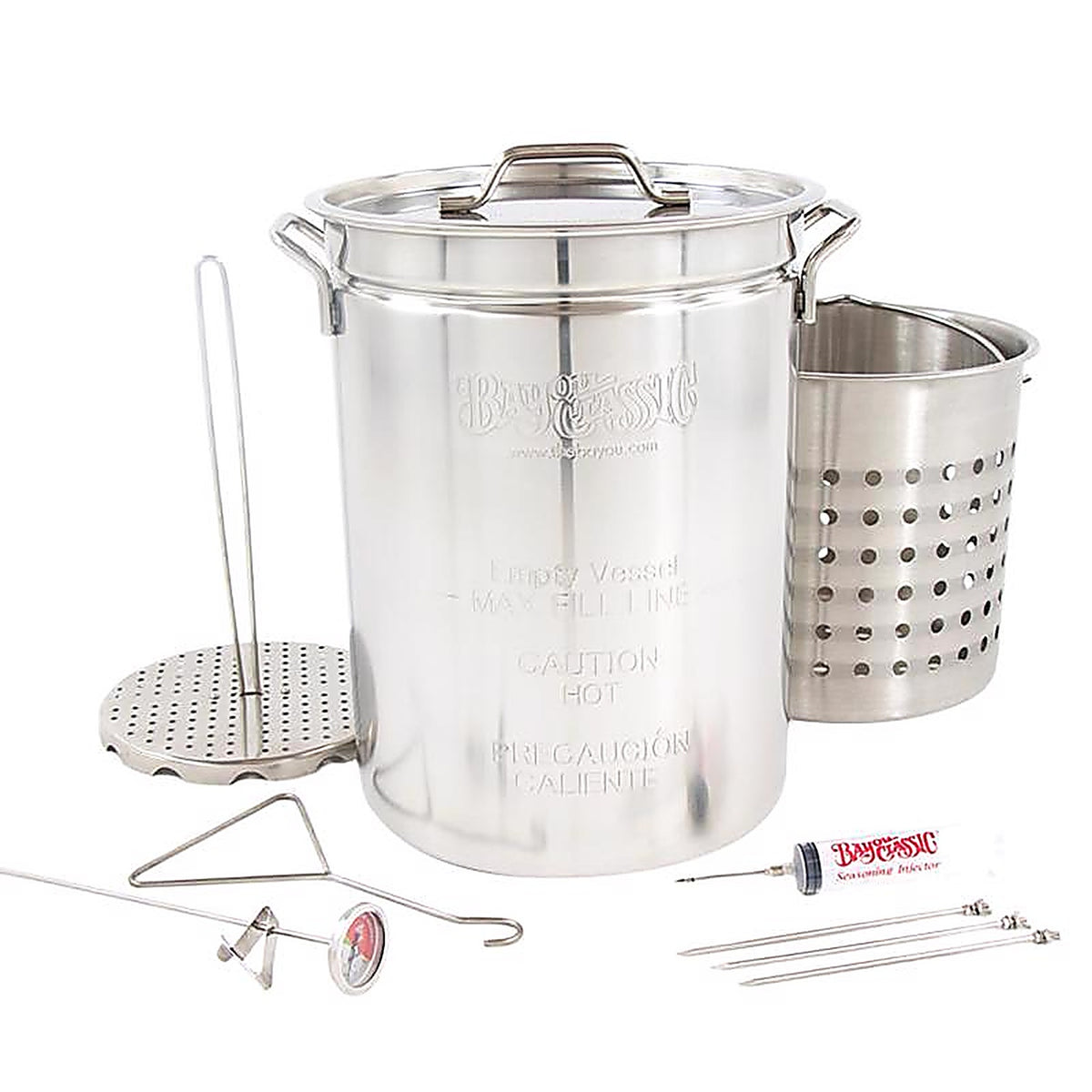 Bayou Classic 1118 Grill Stockpot 14 in. L x 13 in. W