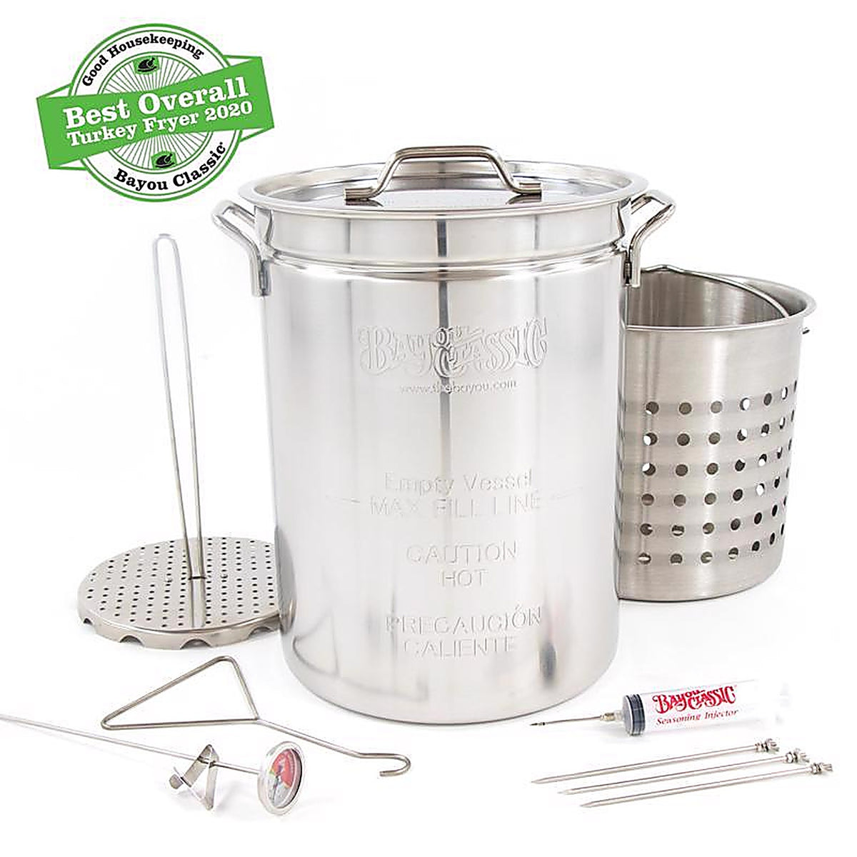 Bayou Classic 1118 Grill Stockpot 14 in. L x 13 in. W