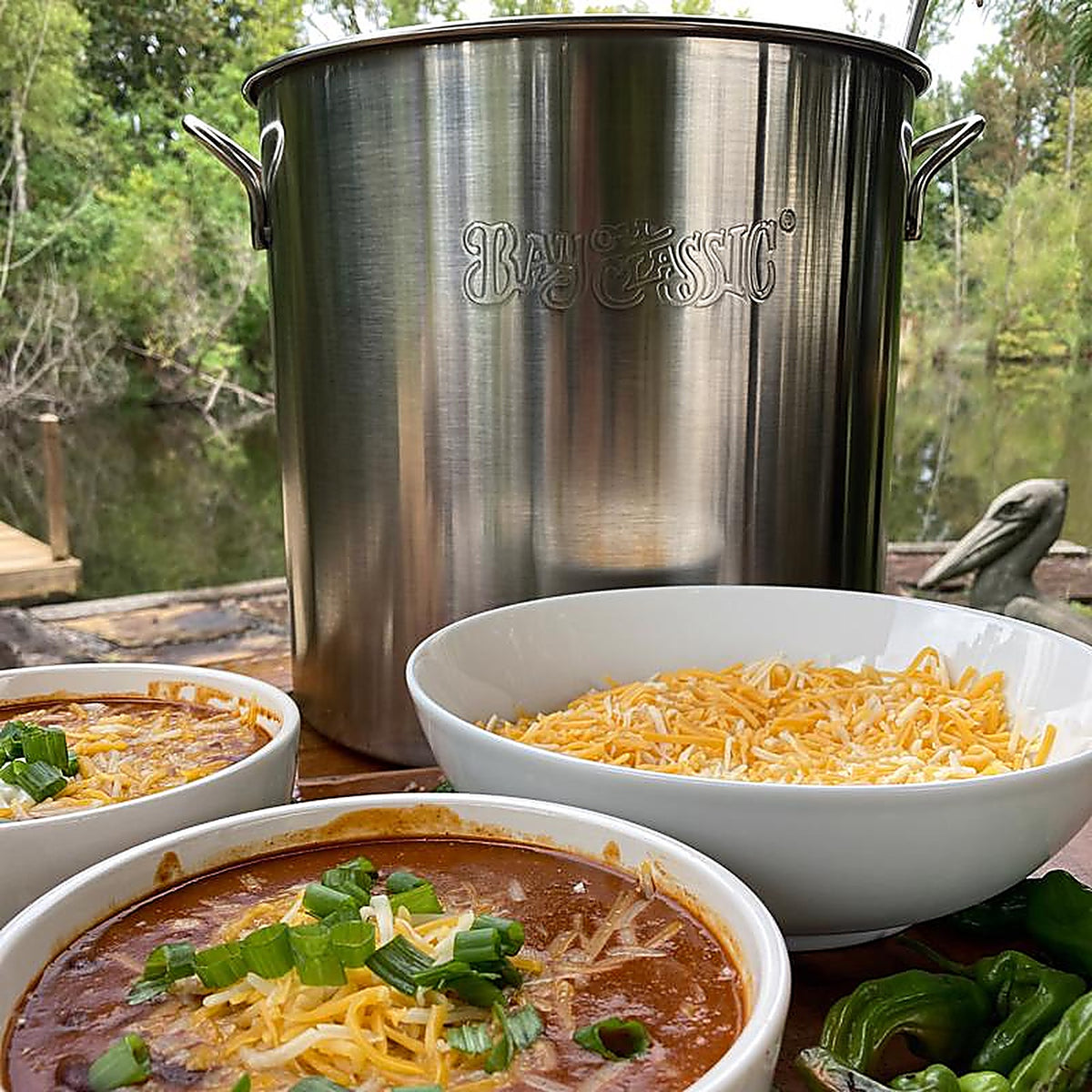 Bayou Classic 1440 Grill Stockpot 40 qt. 16.38 in. L x 16.63 in. W