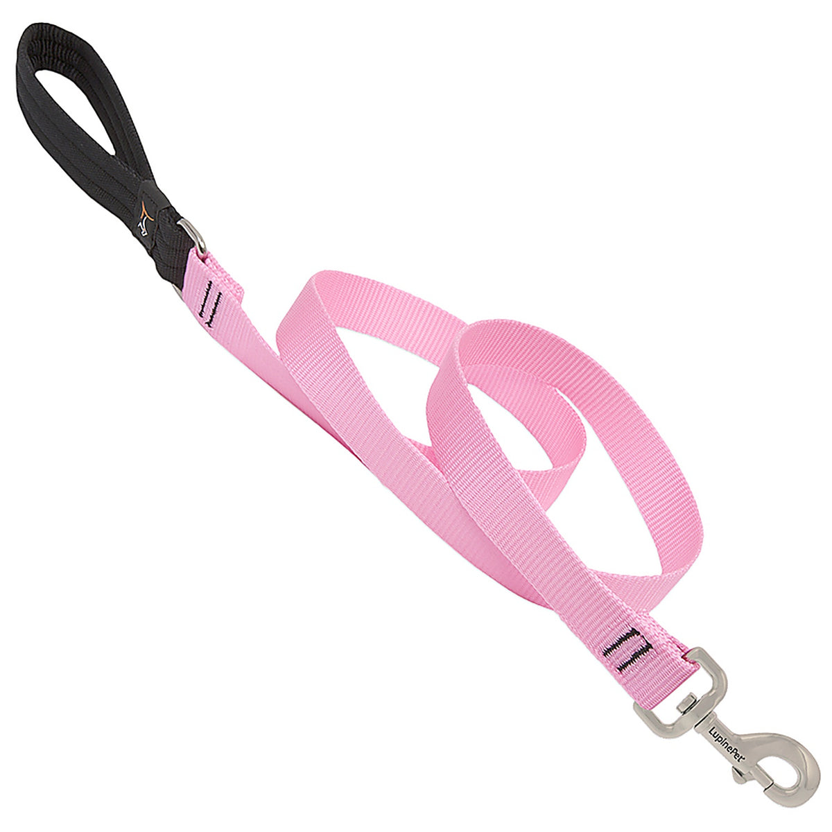 Lupine 57559 Pet Basic Solids Pink Pink Nylon Dog Leash